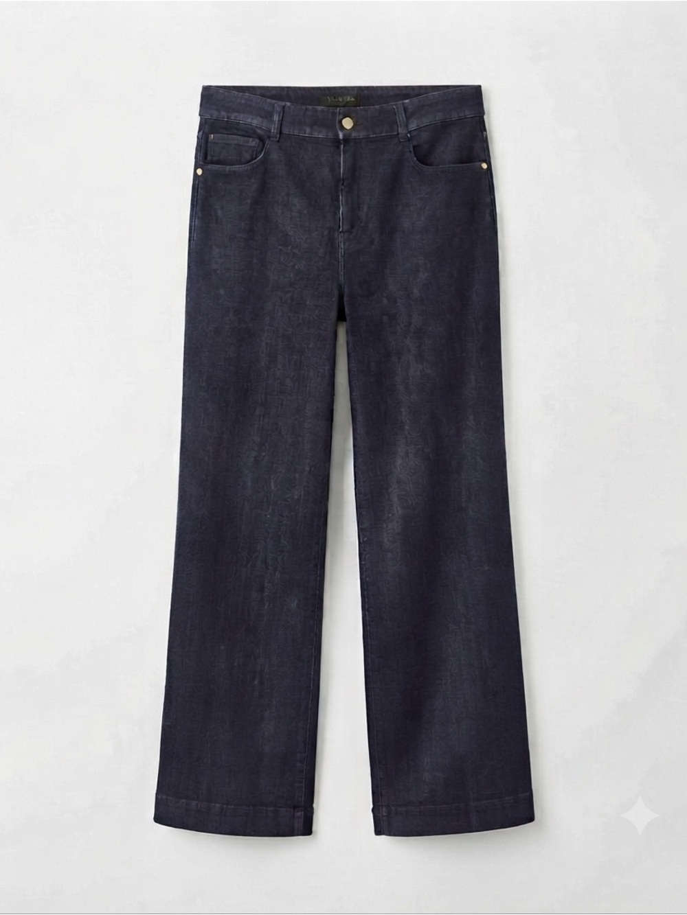 Talbots Trouser Jeans Dark Indigo Juliette Wash Size 16 EUC - Picture 2 of 7